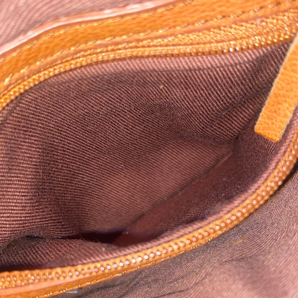 Steve Madden Fringed Tan Leather Crossbody Bag - Picture 9 of 10